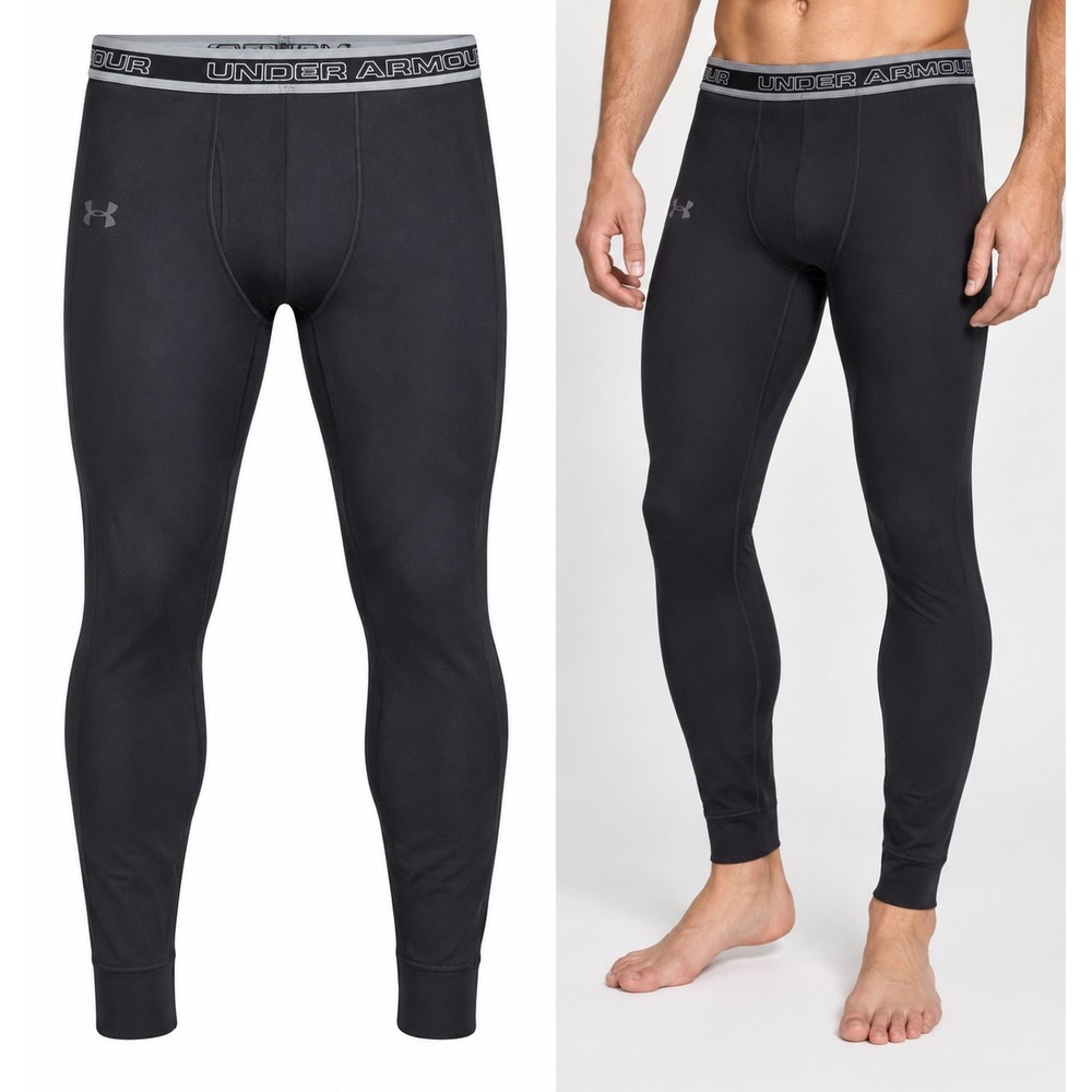 Under Armour Tactical ColdGear Leggings Mens XXL Black Compression Base Layer